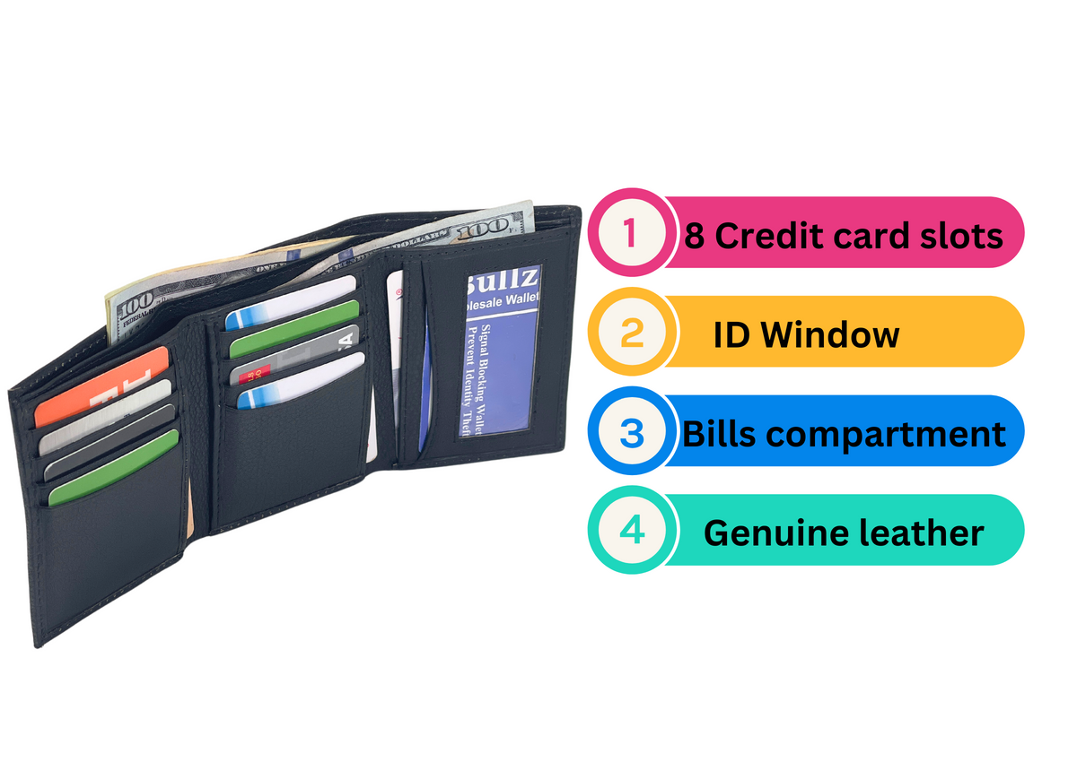 Trifold Mens Wallet 14