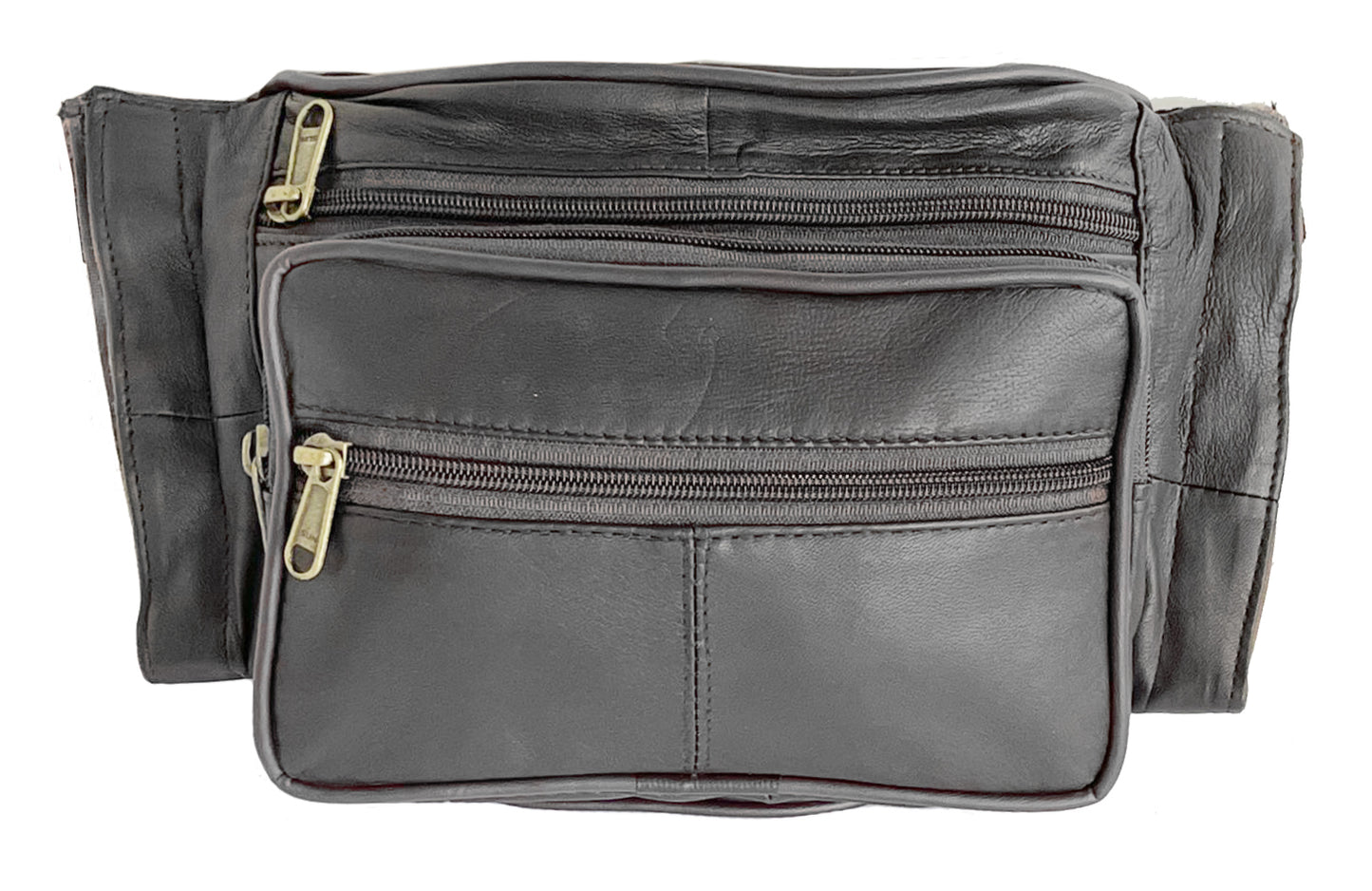 Genuine Leather Concealed Carry Weapon Waist Pouch Fanny Pack Gun Conceal Unisex Purse BW-1532