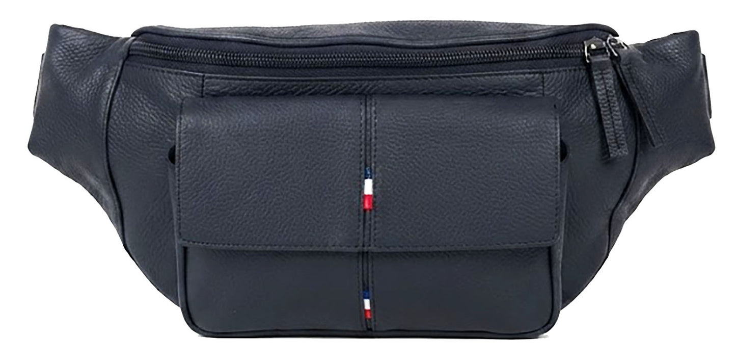 Genuine leather fanny pack, waist bag for men and women