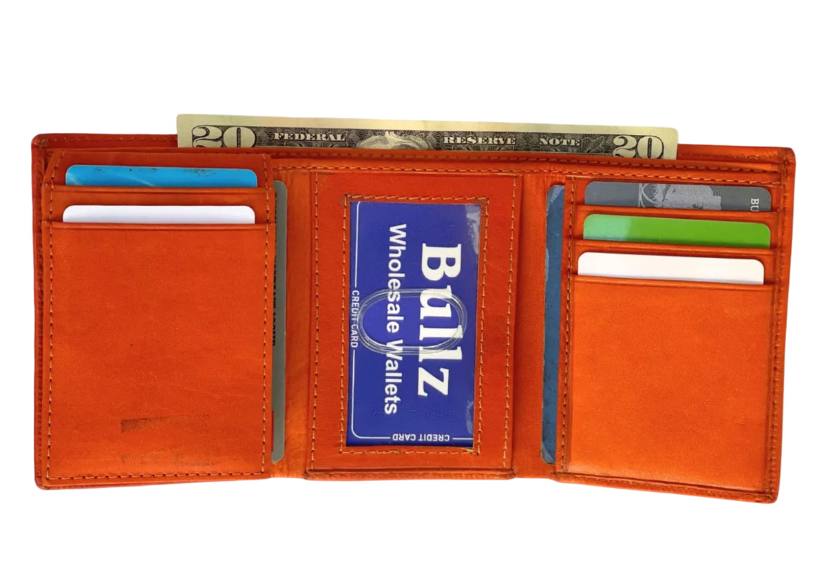 trifold mens wallet,  wholesale leather wallets