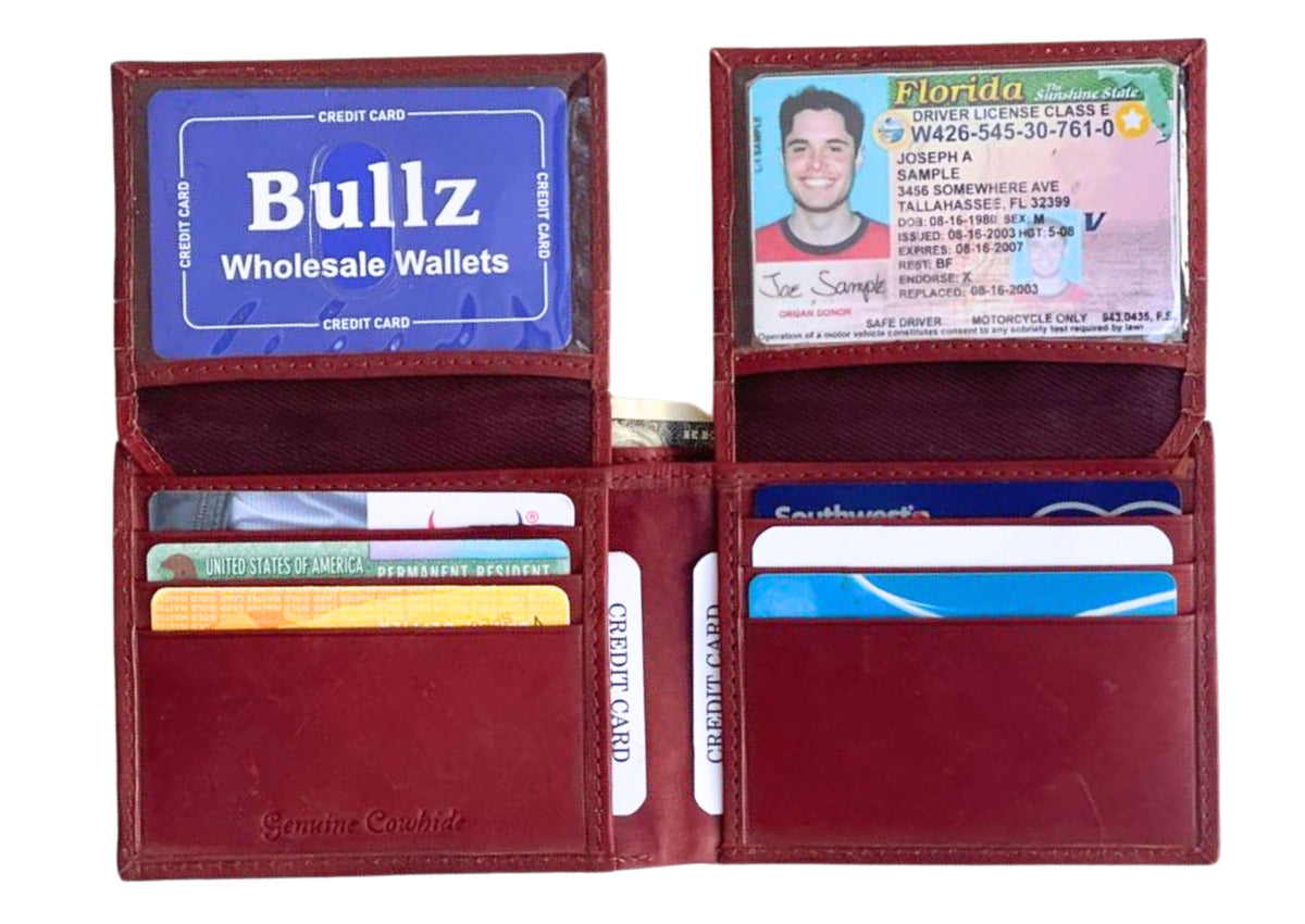bifold mens wallet, wholesale