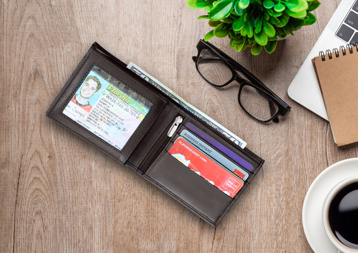 Bifold RFID Mens Wallets 15541BK
