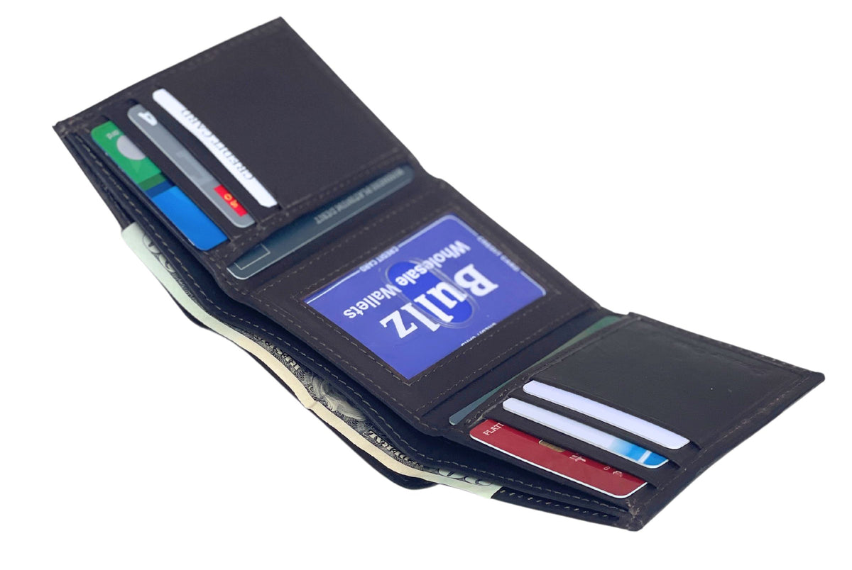 trifold mens wallet,  wholesale leather wallets