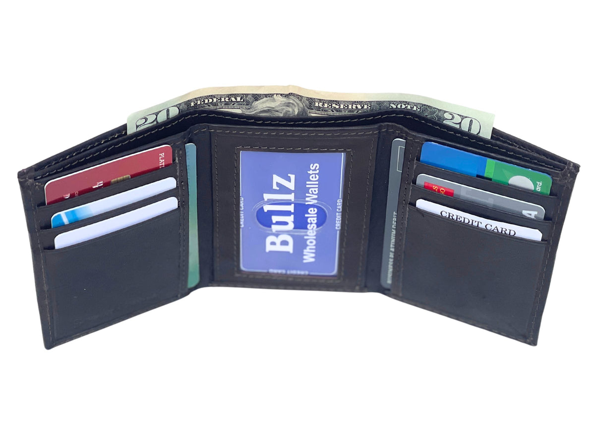 trifold mens wallet,  wholesale leather wallets