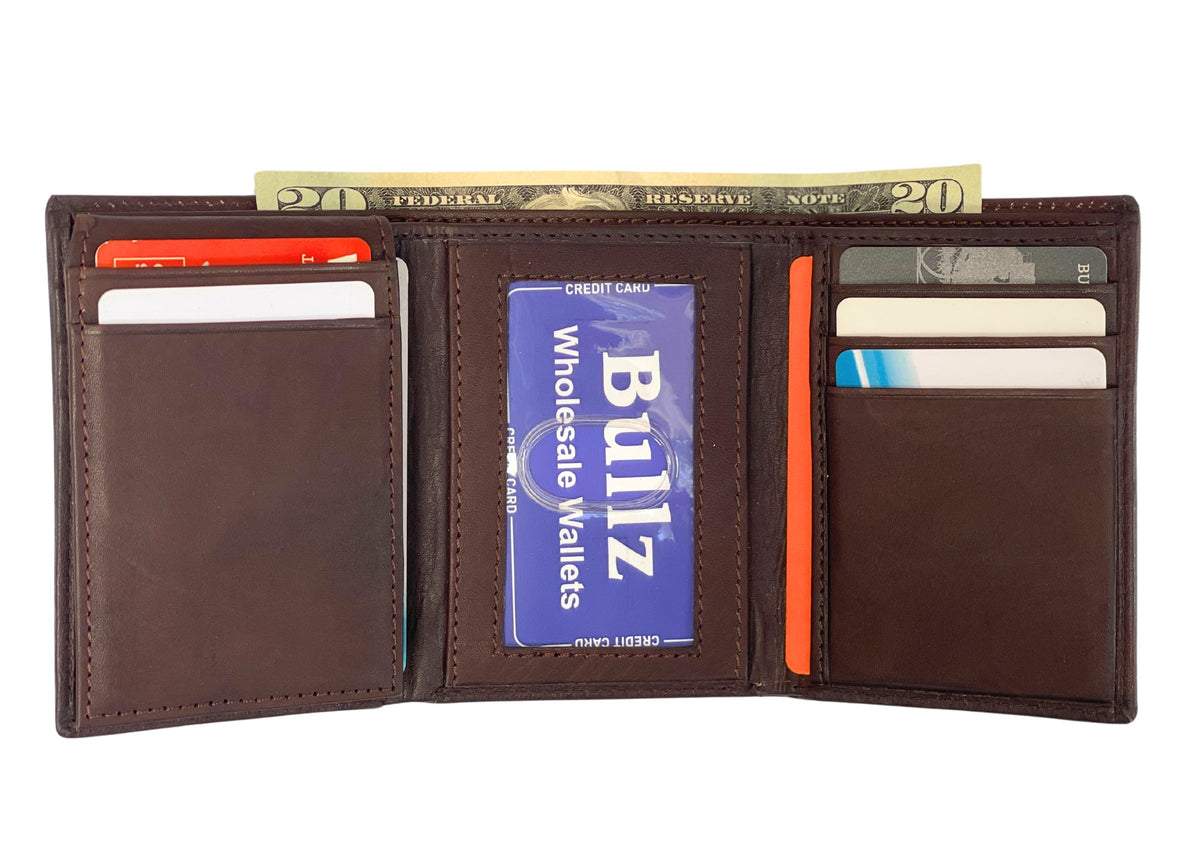 trifold mens wallet,  wholesale leather wallets
