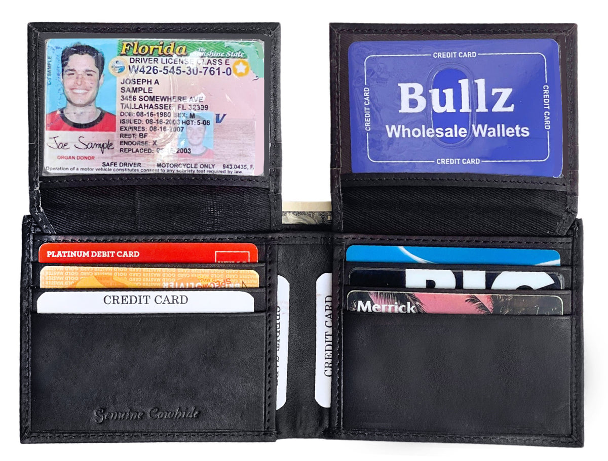 bifold mens wallet, wholesale