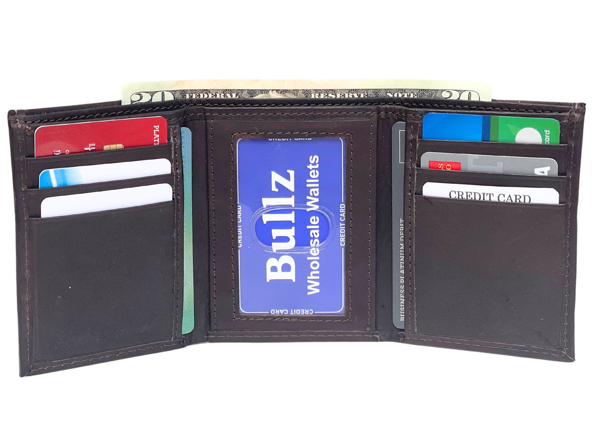 trifold mens wallet,  wholesale leather wallets