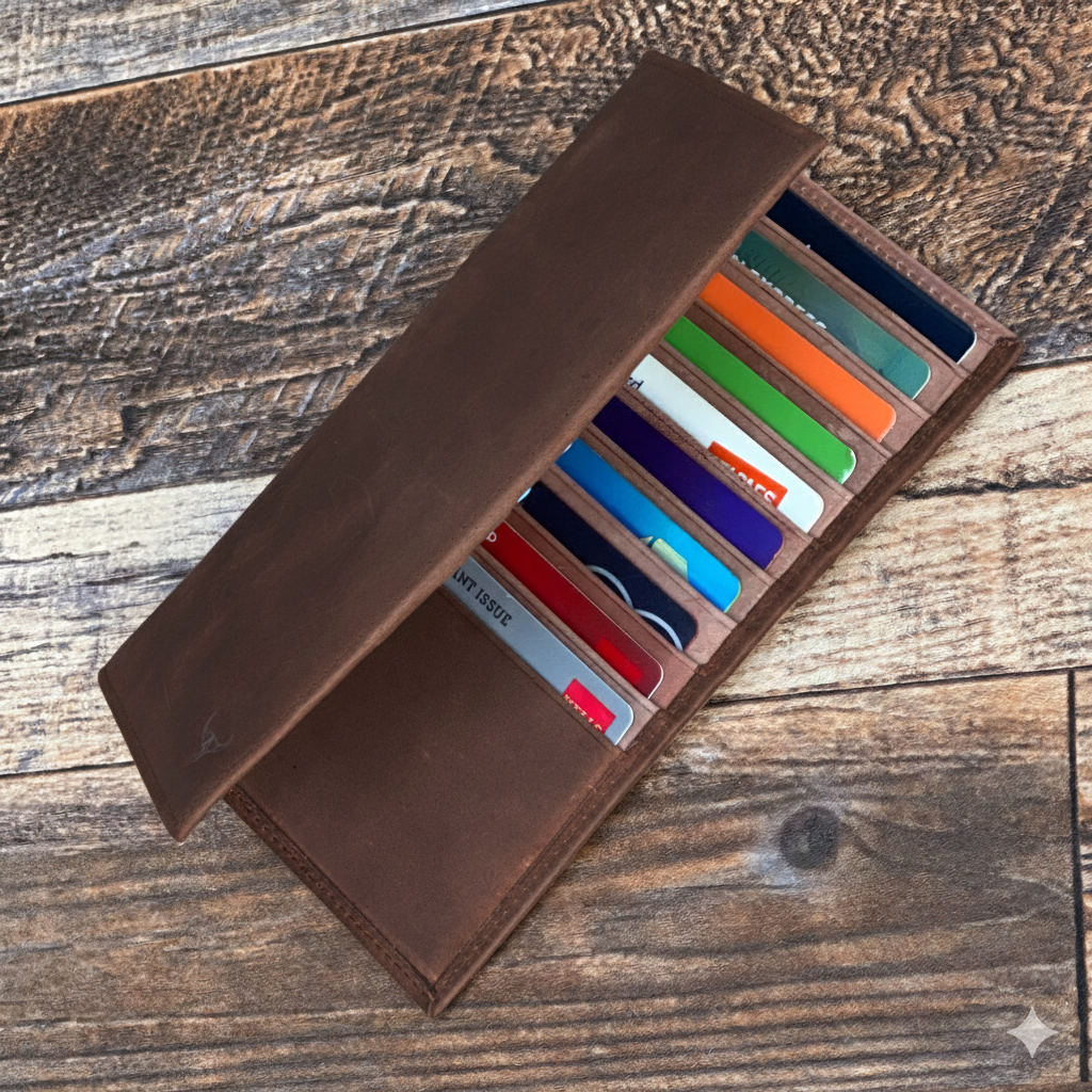 Hunter leather Credit Card Holder HTR-RF108-BR