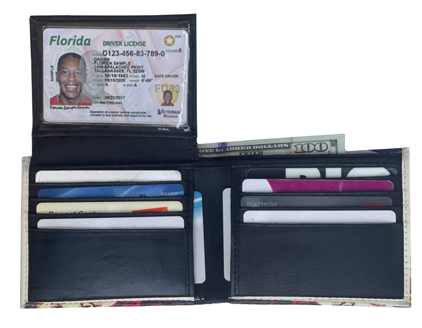 Printed bifold wallet