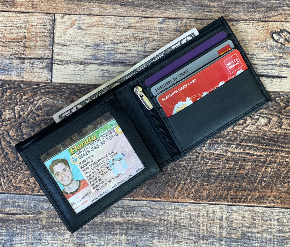 Bifold RFID Mens Wallets 15541BK