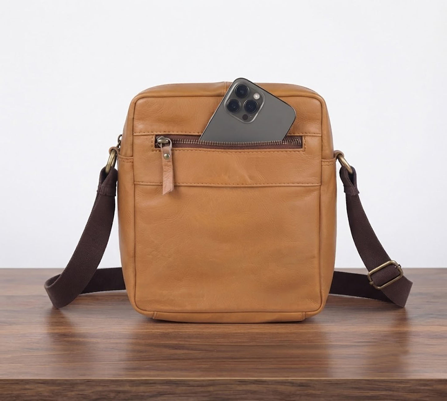 Bullz Genuine Leather Crossbody Messenger Bag for Mens and Women SB-03