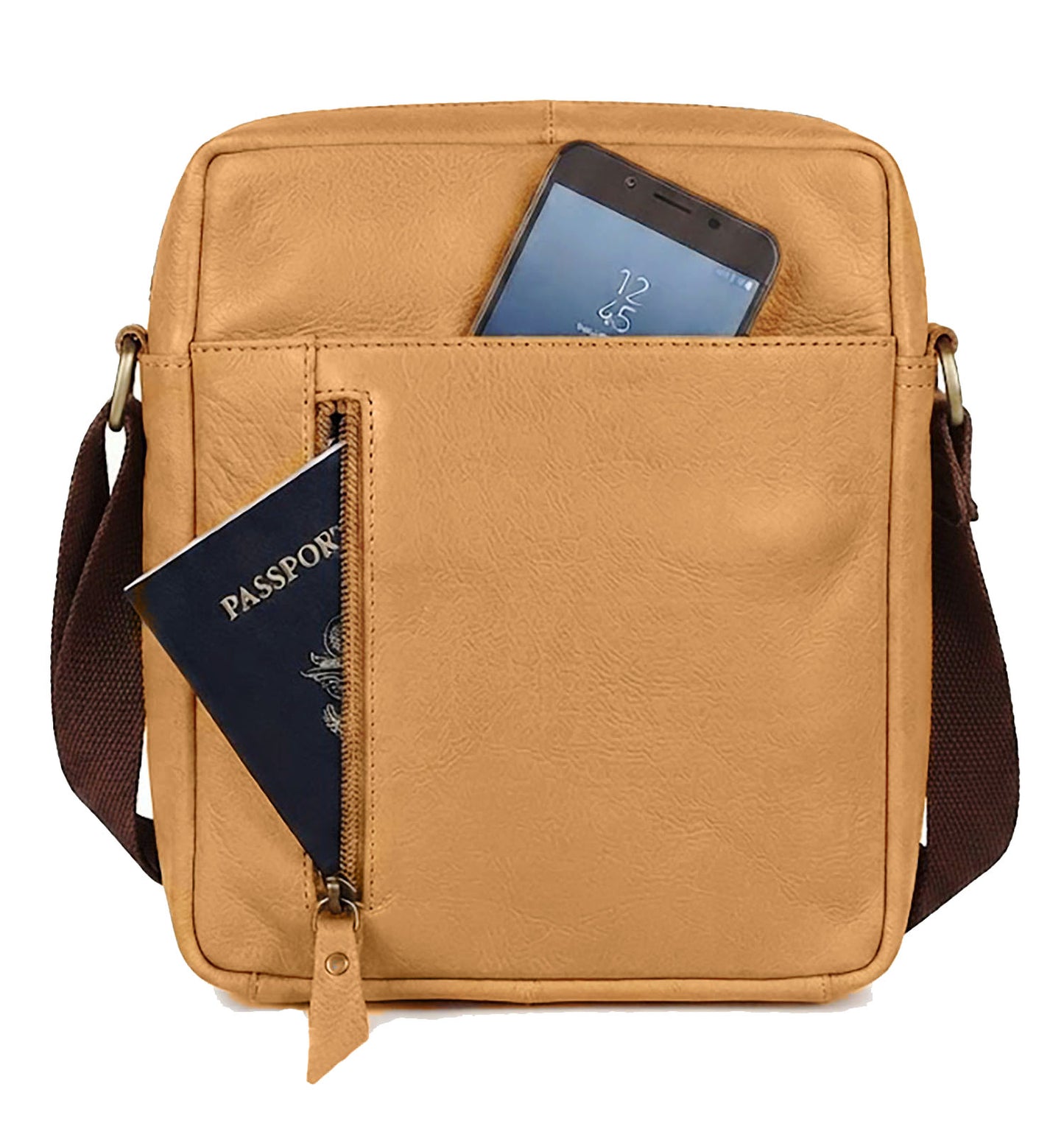 Bullz Genuine Leather Crossbody Messenger Bag for Mens and Women SB-04