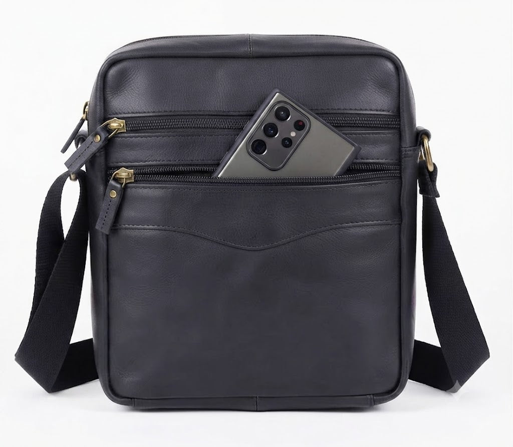 Bullz Genuine Leather Crossbody Messenger Bag for Mens and Women SB-05
