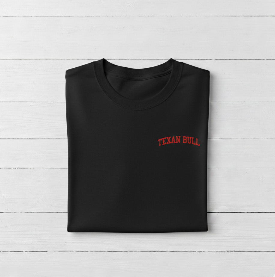 Texan Bull Men's Crew Neck T-Shirts – Short Sleeve