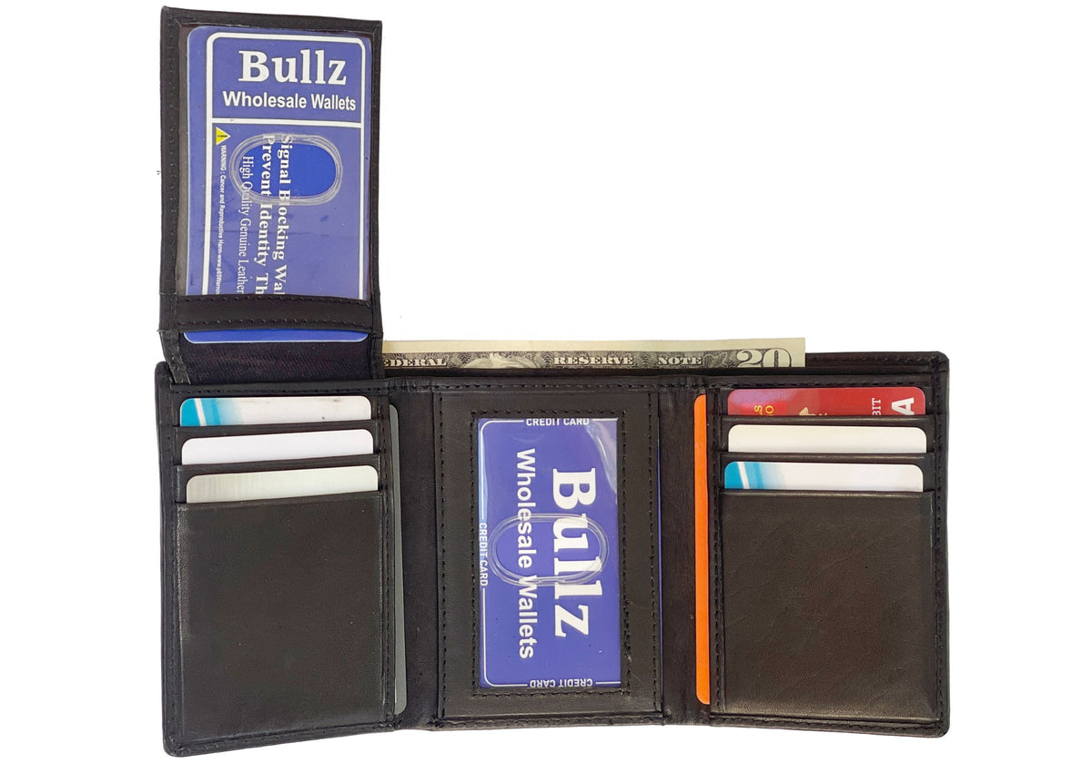 trifold mens wallet,  wholesale leather wallets