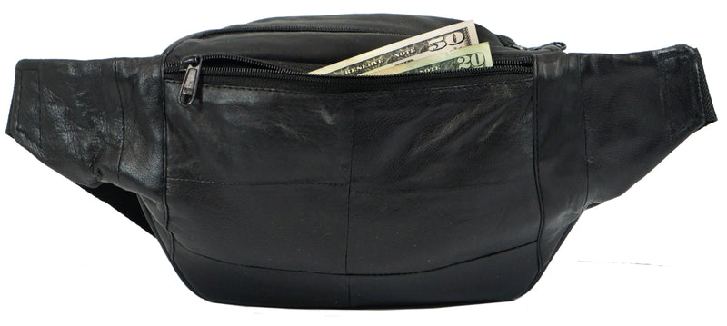 Buying bulk fanny pack Wholesale genuine lambskin leather waist bag Bullz Wholesale LLC
