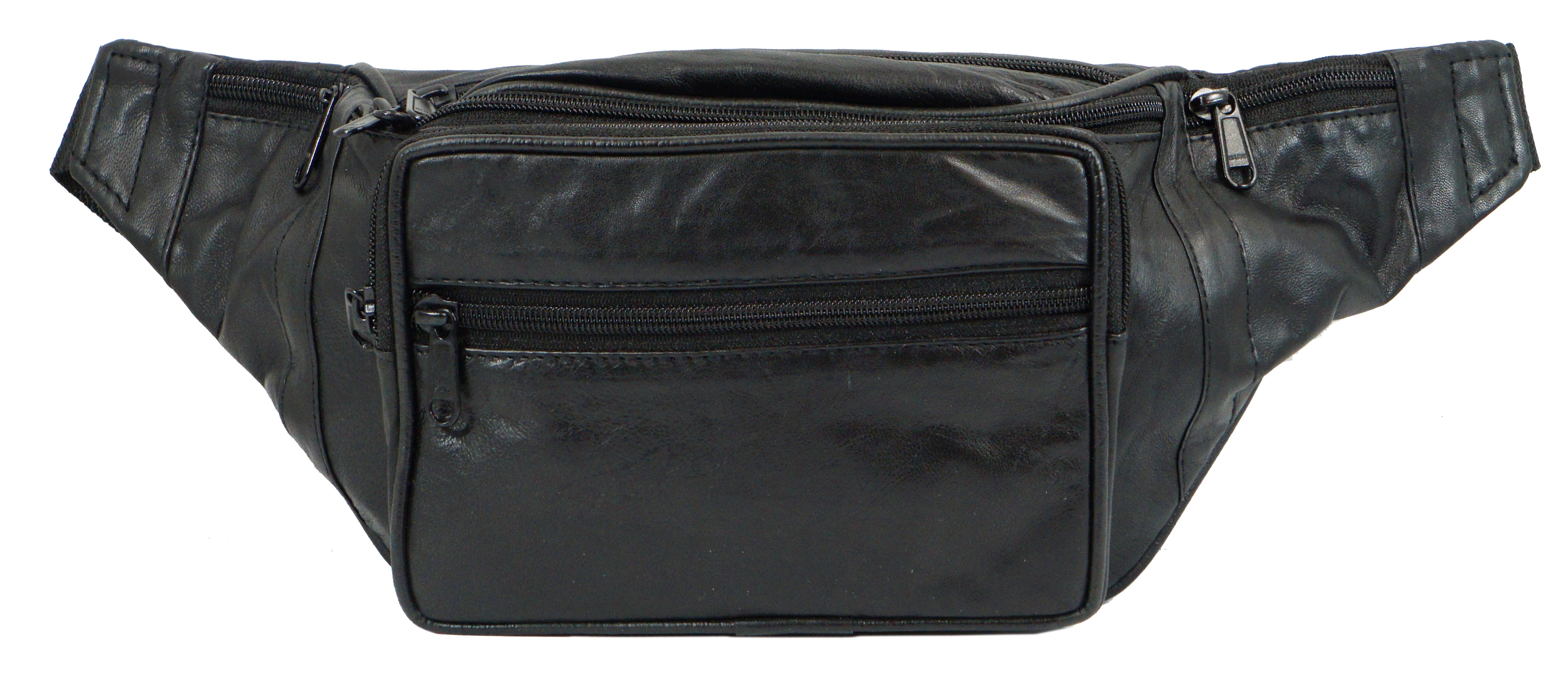 Buying bulk fanny pack- Wholesale genuine lambskin leather waist bag ...