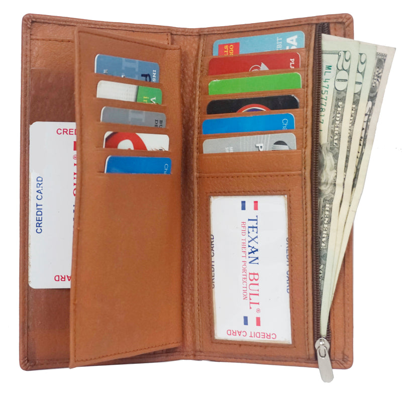 Texan Bull® Checkbook Cover CB903-TN