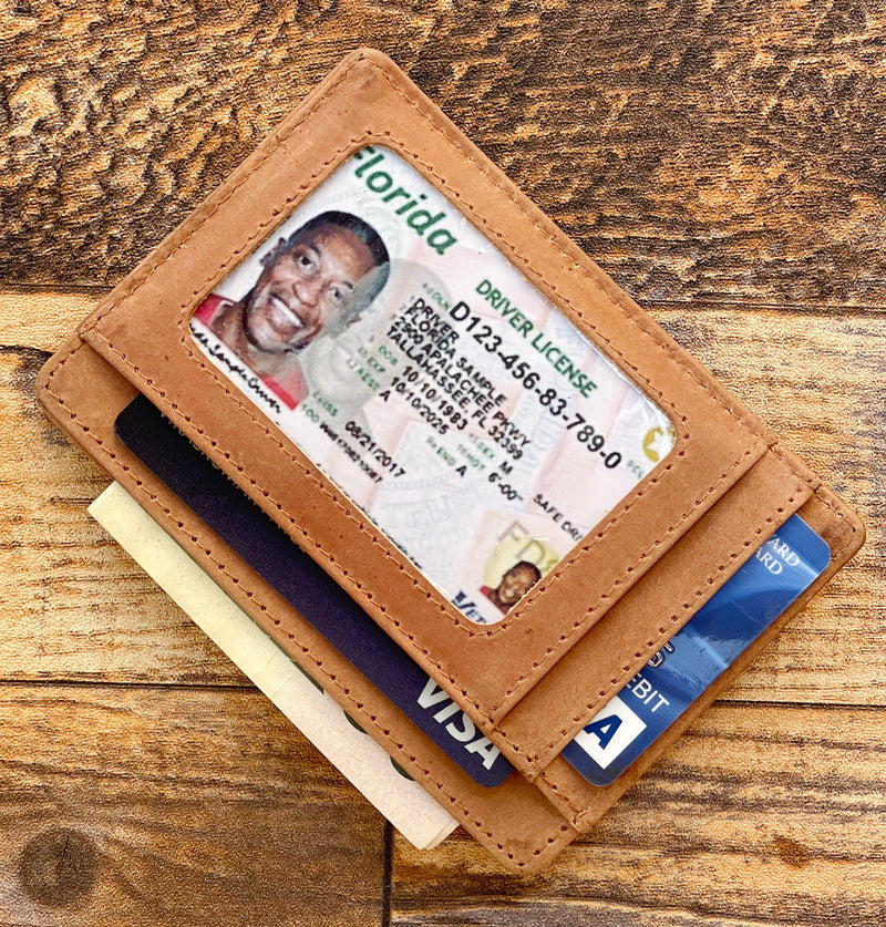 Hunter leather Credit Card Holder HTR-CC35-TN