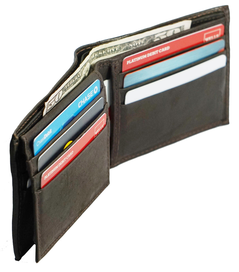 Texan Bull® RFID Mens Wallet TXB-RF1102-BR