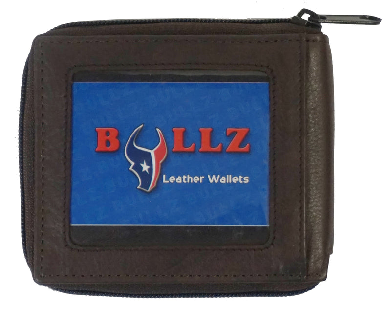 RFID Zipper Mens Wallet RF5102
