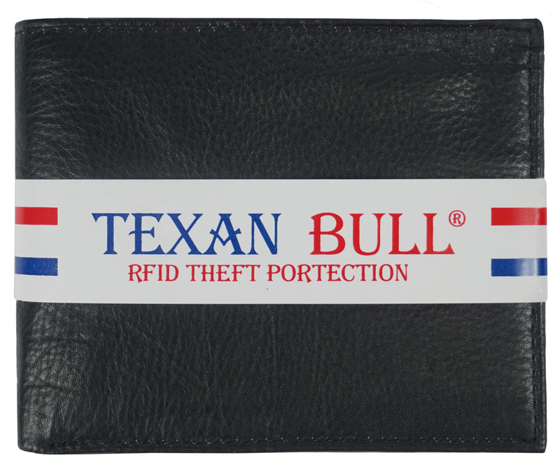 Texan Bull® RFID Mens Wallet TXB-RF1102-BK
