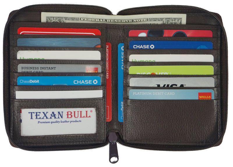 Texan Bull®RFID Hipster Mens Wallet RF2602-BK