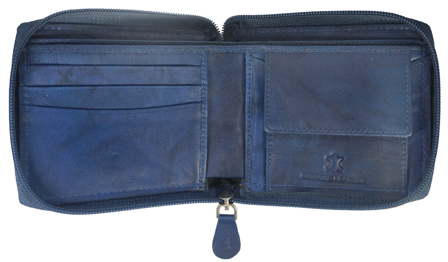 Zipper Mens Wallet ZW101-BL